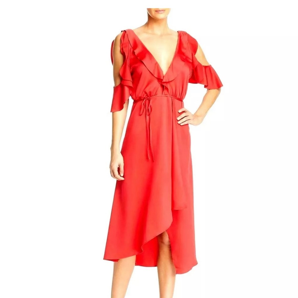 Red and flirty! Perfect for spring break or summer nights out. Size 2-6